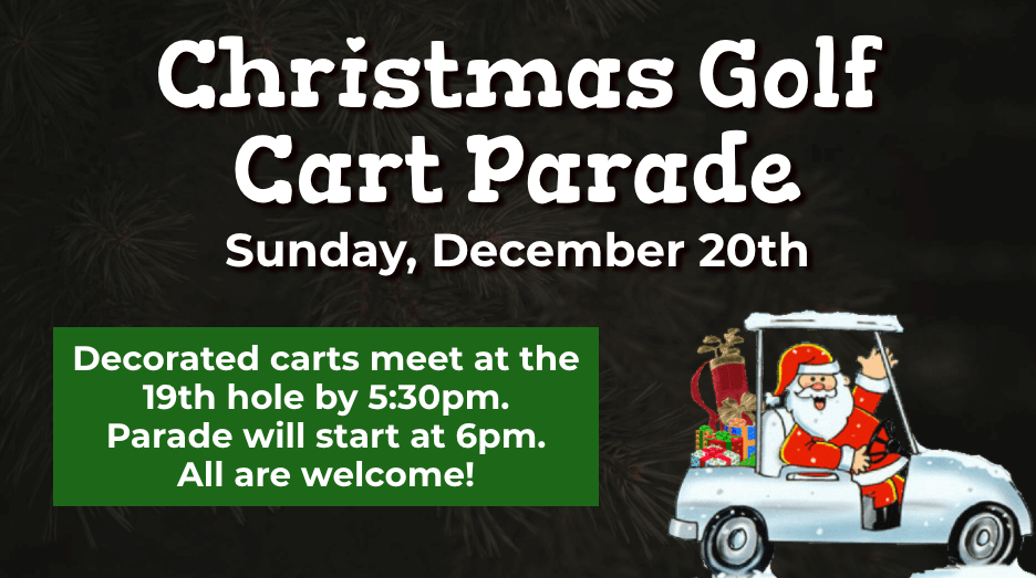 Christmas Golf Cart Parade Ventura Country Club